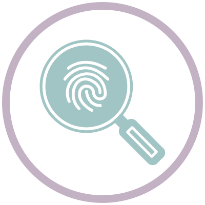 Impartial Investigations Magnifying glass over a document with a question mark.